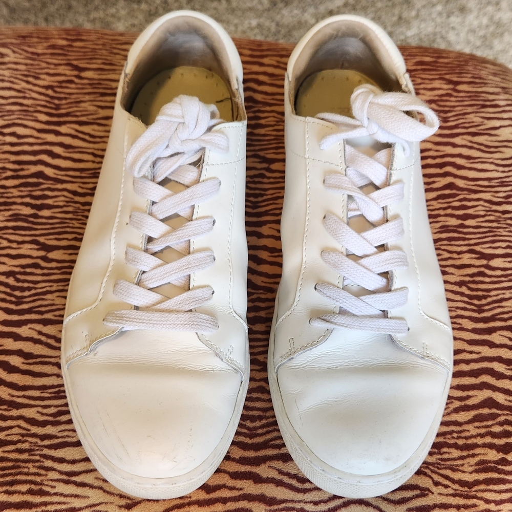 White Leather Sneakers
